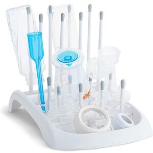 Munchkin White and Blue Kitchen Tool Drying Rack